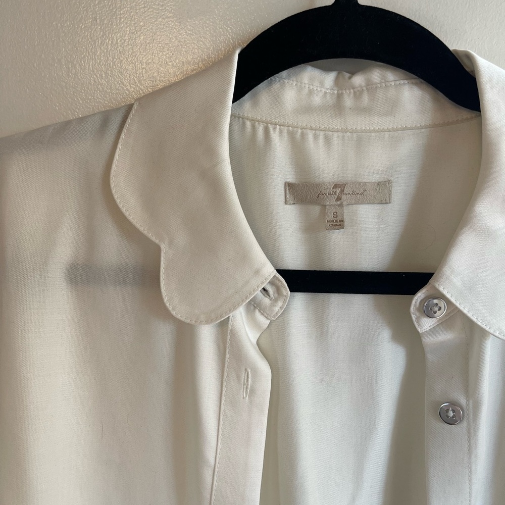 Scallop Collared Shirt